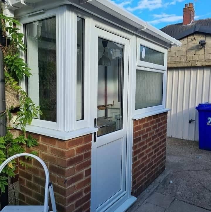 uPVC porch and conservatory project in Stoke-on-Trent